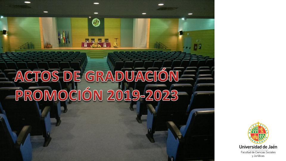 Ceremonia de Graduación de la promoción 2019 23 del Grado en Derecho