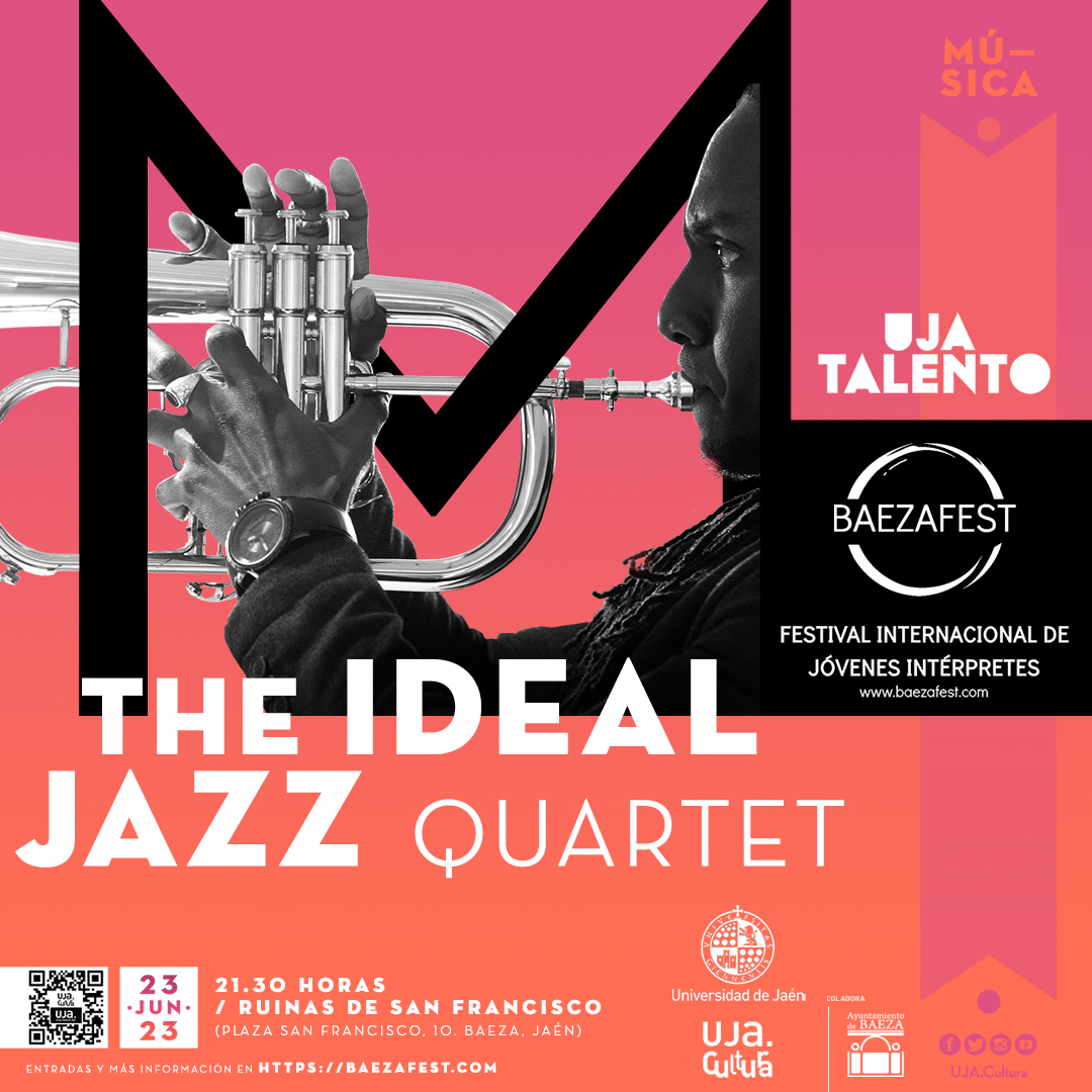 Cartel  concierto del grupo The Ideal Jazz Quartet, uja talento